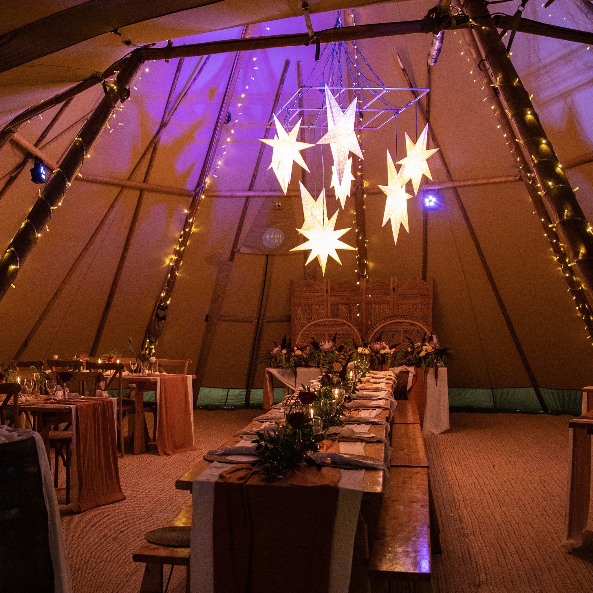 White Wedding Multi Pack 20 x 60cm Stars