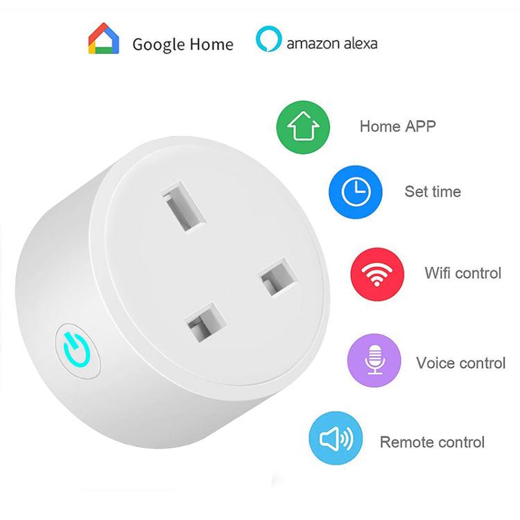 Twin Pack Smart Plug WIFI Smart Home Timer 16A Alexa Google