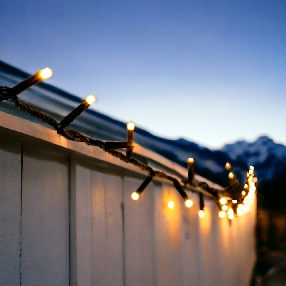 Pro Link Connectable Outdoor LED Fairy String Lights - Warm / Bright White