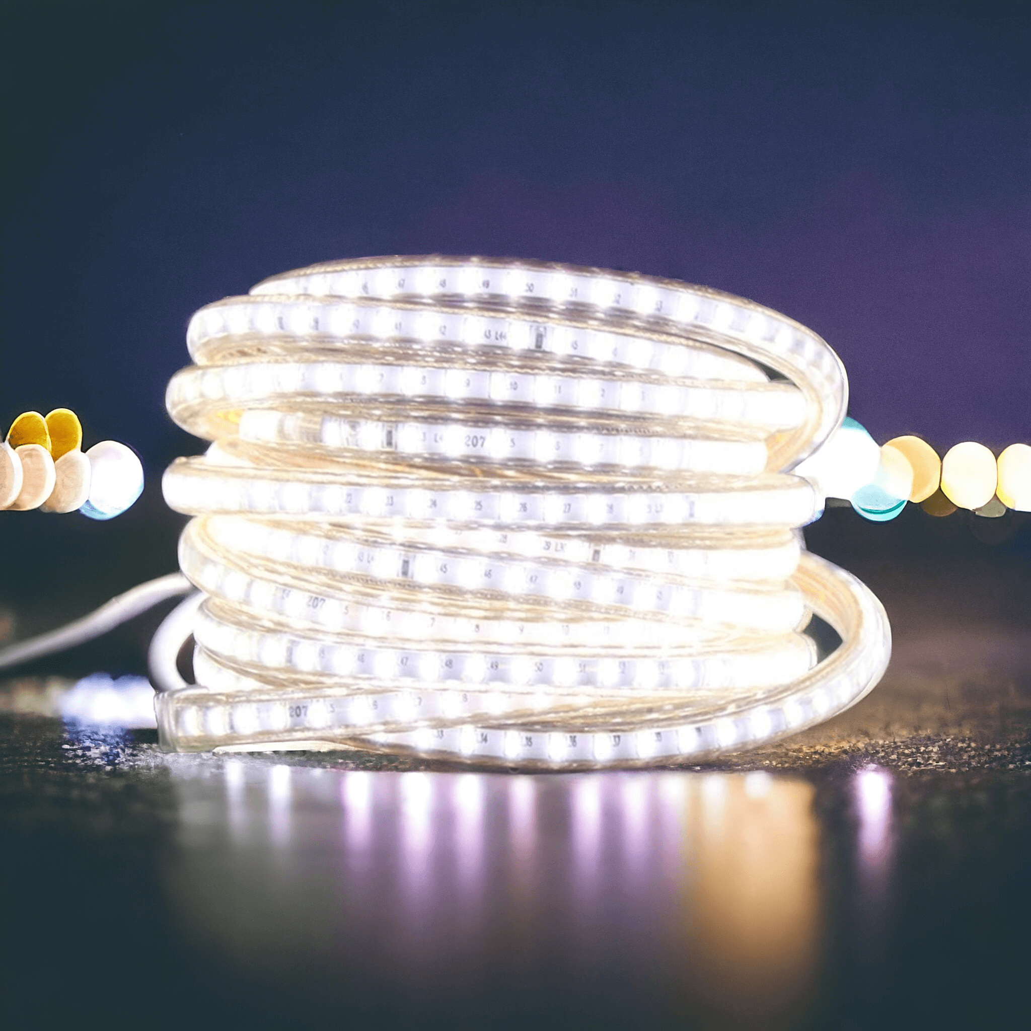 LED "ProLuminate" Warm White Outdoor Waterproof Mains Powered Strip