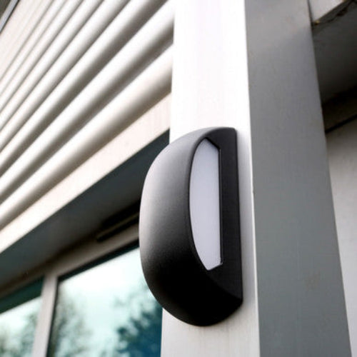 Black Outdoor Wall Security Driveway Porch Light