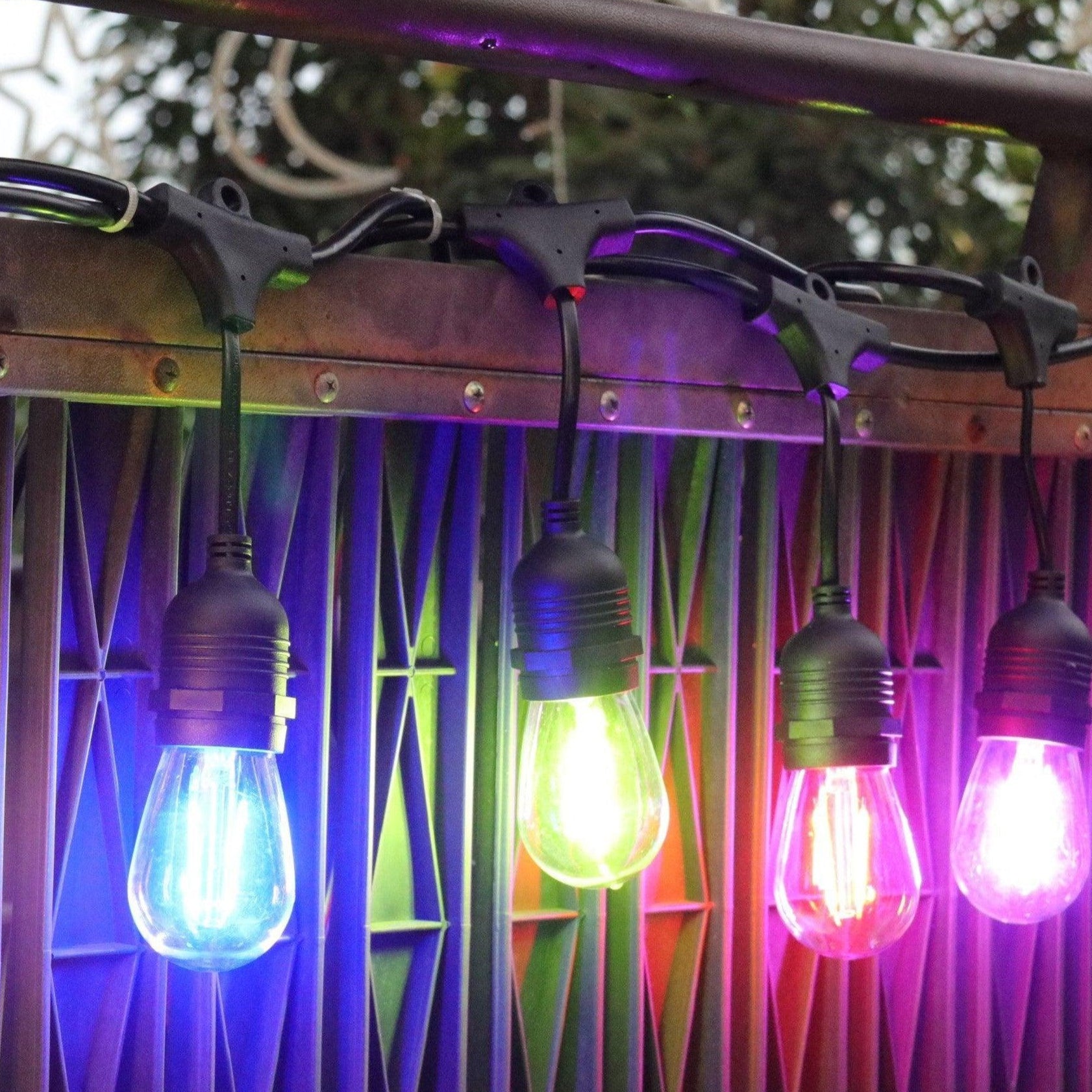 30M / 98FT Multi-Colour LED Plug-in Waterproof Heavy Duty Outdoor String Lights - Lighting Legends