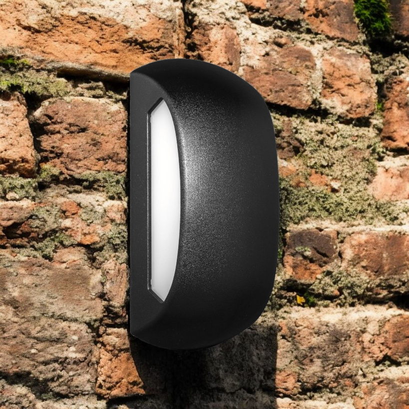 Black Outdoor Wall Security Driveway Porch Light