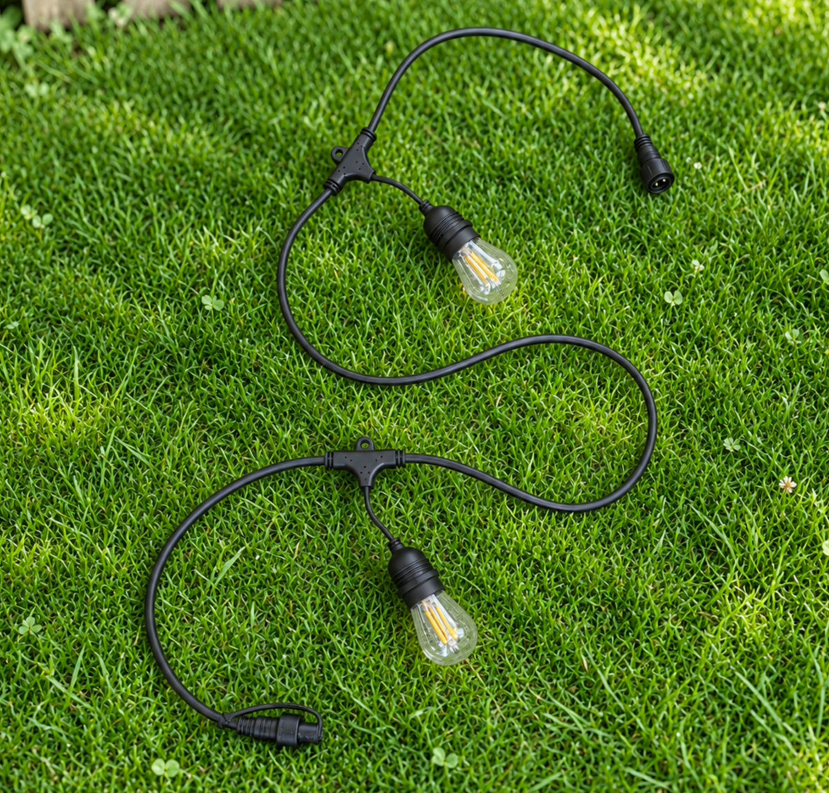 2 Metre Elite Festoon Waterproof String Lights Two Bulb Extender 2M