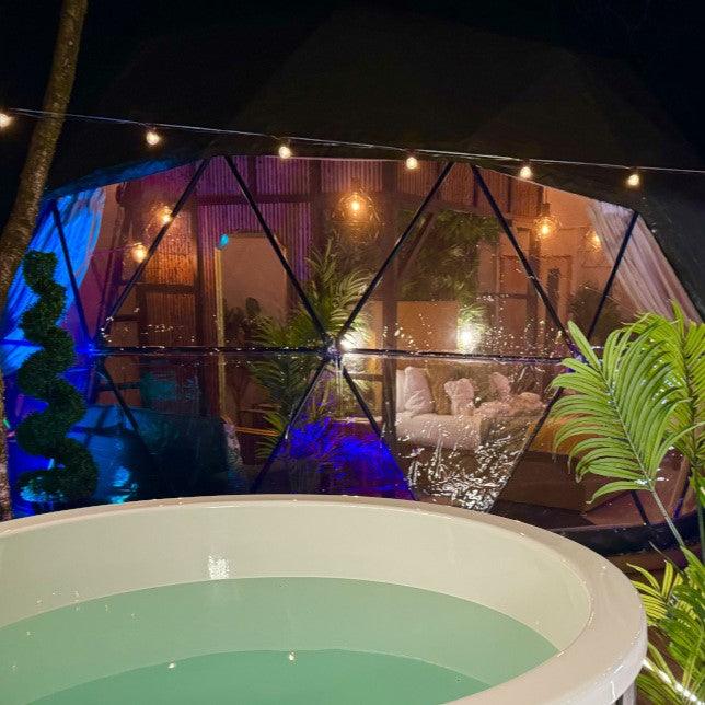 13M / 42FT "Super Festoon" Warm White Outdoor Plug-in Inter-connectable LED String Lights - Lighting Legends