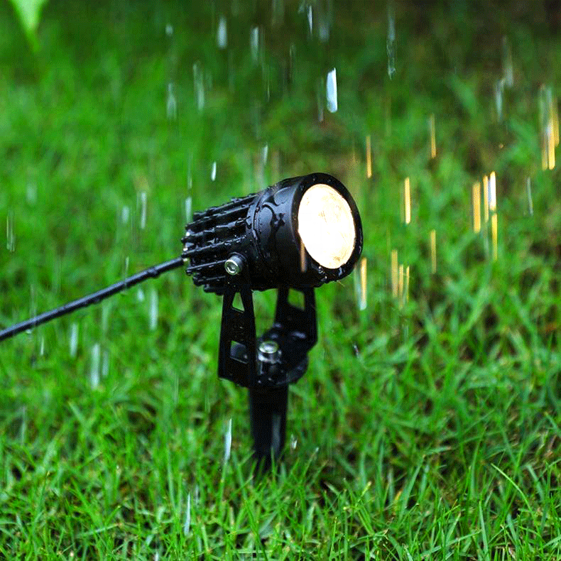 Single Halo Outdoor 24V Warm White LED Expansion Garden Spotlight