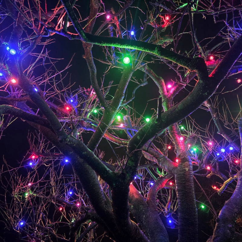 6.5M / 21FT Super Festoon Multi-Colour Festive Outdoor Connectable LED String Lights