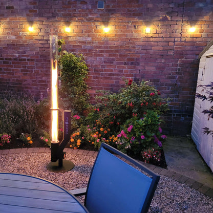 Firestorm 1.5M Phoenix Eco Advanced Patio Heater & Pellet Stoves - Lighting Legends