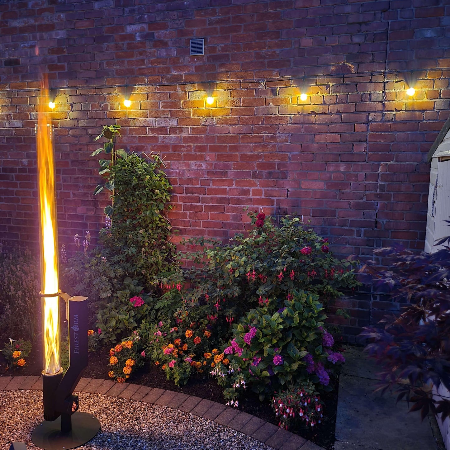 Firestorm 1.5M Phoenix Eco Advanced Patio Heater & Pellet Stoves - Lighting Legends