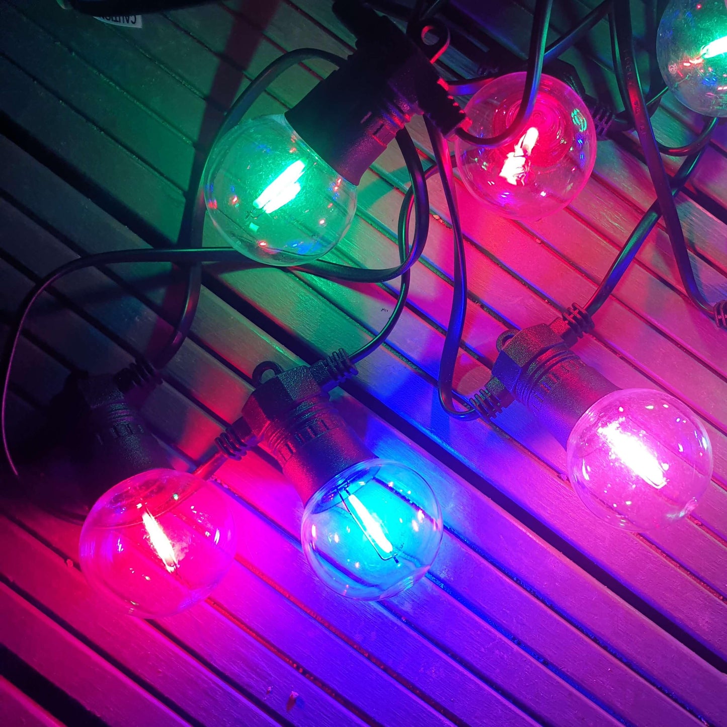 13M / 42FT "Super Festoon" Multi-Colour Festive Outdoor Plug-in Inter-connectable LED String Lights