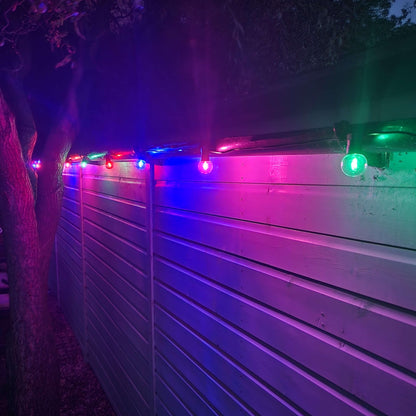 12 Pack Multi-Colour LED "Super Festoon" Shatterproof Replacement Bulbs