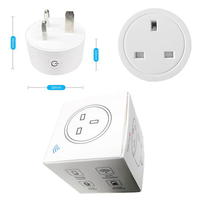 Twin Pack Smart Plug - WIFI Smart Home Timer 16A Alexa / Google Voice Control