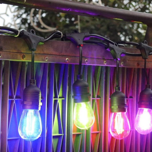 7M / 23FT Multi-Colour LED Plug-in Waterproof Heavy Duty Outdoor String Lights