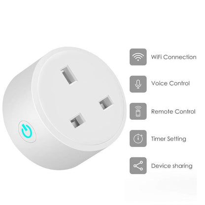 Twin Pack Smart Plug - WIFI Smart Home Timer 16A Alexa / Google Voice Control