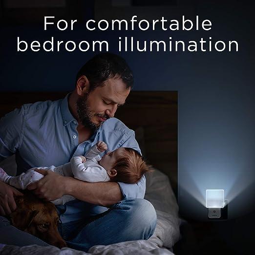 Twin Pack - Smart LED Indoor Night Light - Auto Dusk to Dawn Sensor - White - Lighting Legends