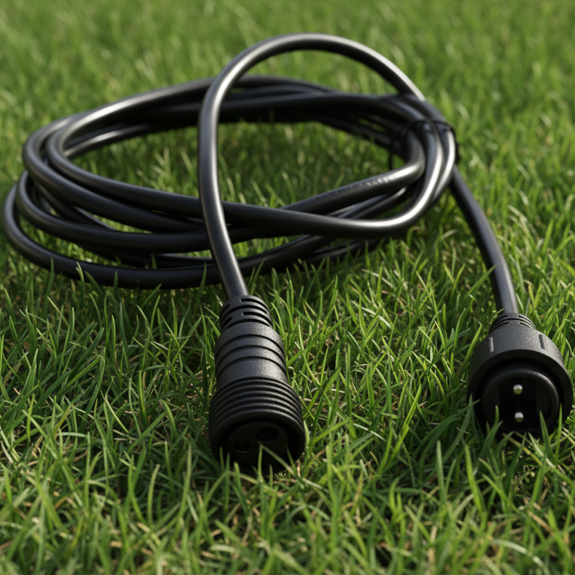 3 Metre Extension Cable For Heavy Duty Waterproof Outdoor String Lights - 3M - Lighting Legends