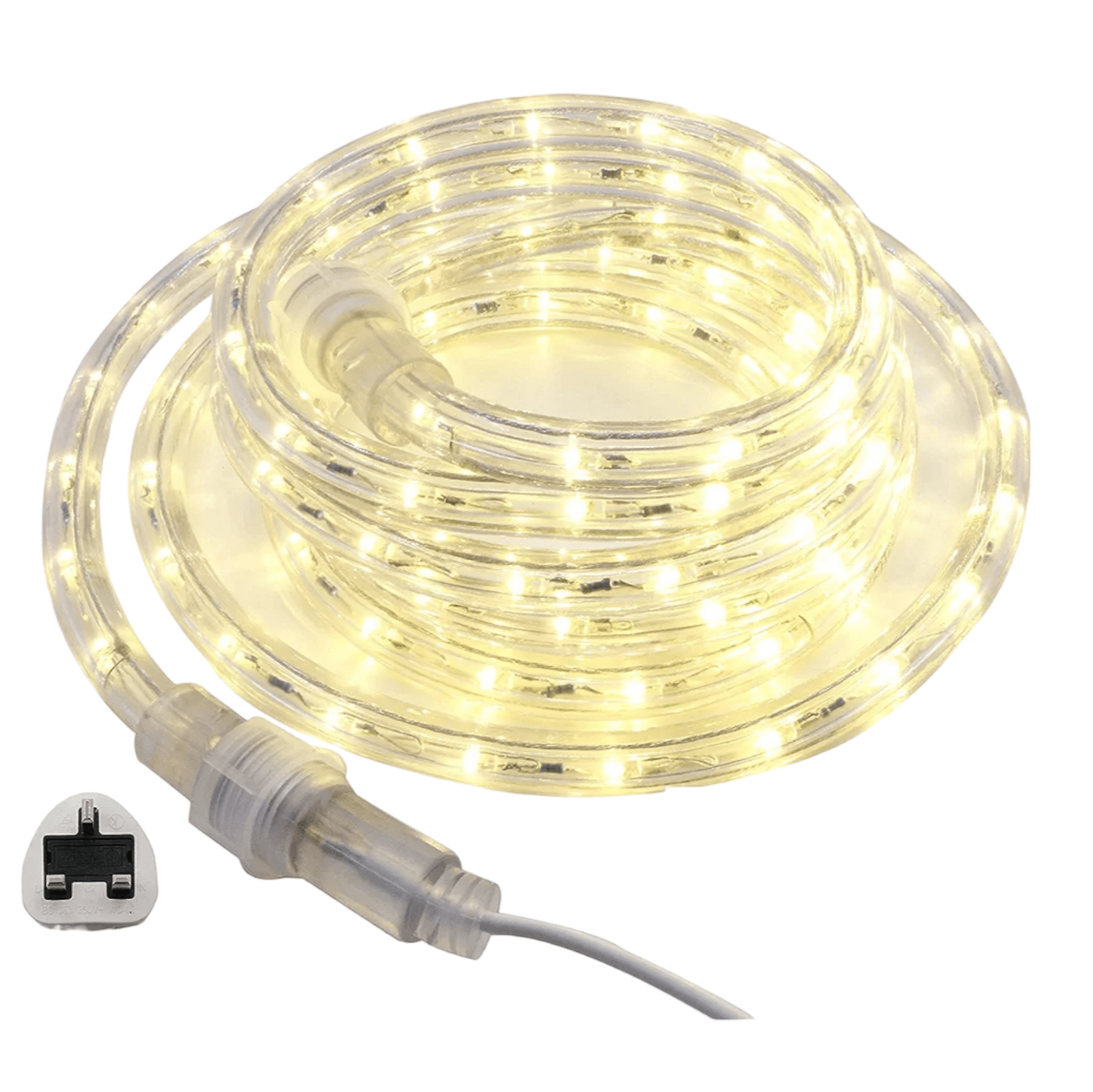 3M / 9.8FT Outdoor Waterproof Warm White Rope Light Mains Powered - Lighting Legends