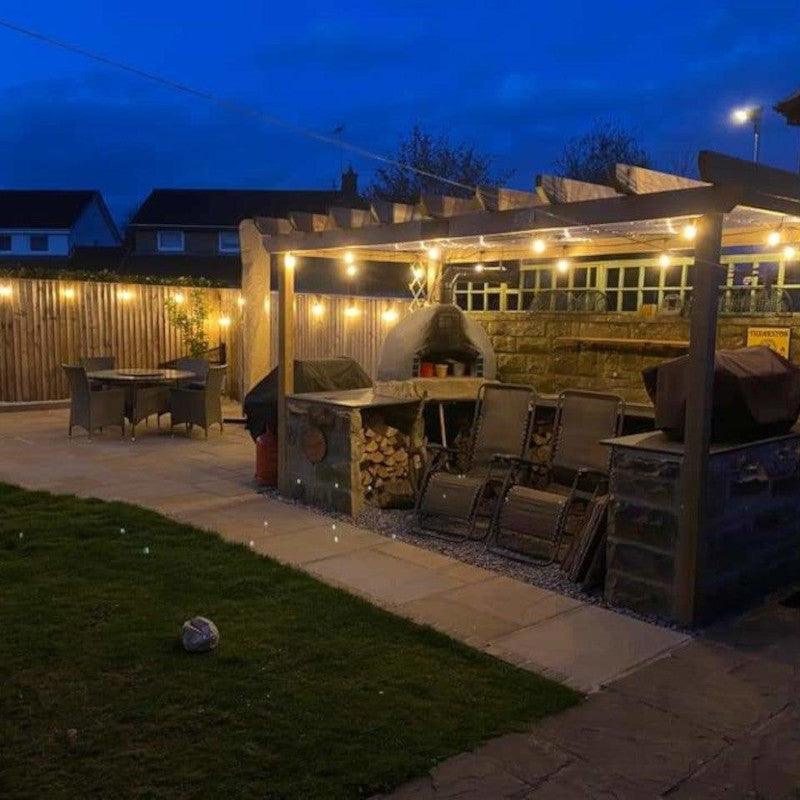 LED Plug-in Waterproof Warm White Heavy Duty Outdoor String Lights