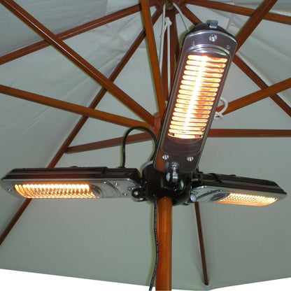 Parasol 1300W Outdoor Electric Halogen Patio Heater