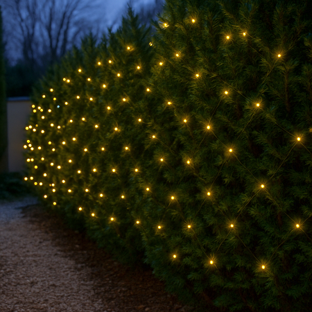 Festive Connect Net Outdoor Waterproof Warm White Lights