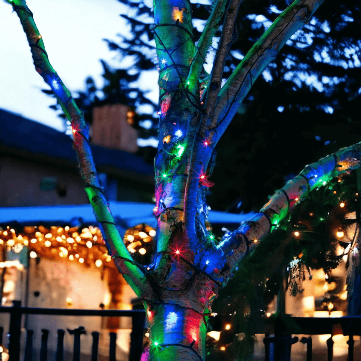 Pro Link 10m Multi-Colour 100 LED Connectable Outdoor Fairy String Lights - IP65 - Lighting Legends