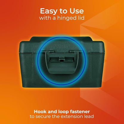 Green Weatherproof Outdoor Power Extension Box