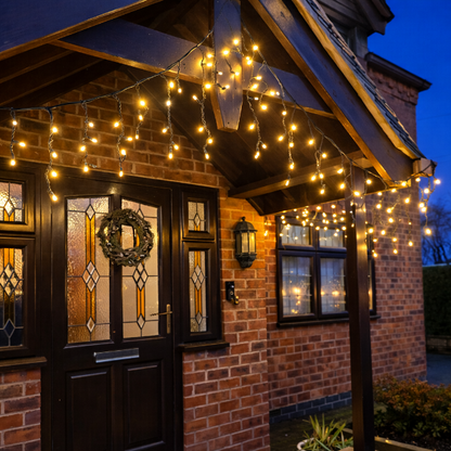 Festive Connect Icicle Outdoor LED Waterproof Warm White Lights