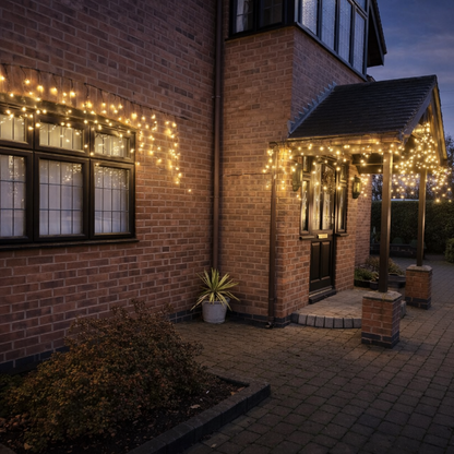 Festive Connect Icicle Outdoor LED Waterproof Warm White Lights