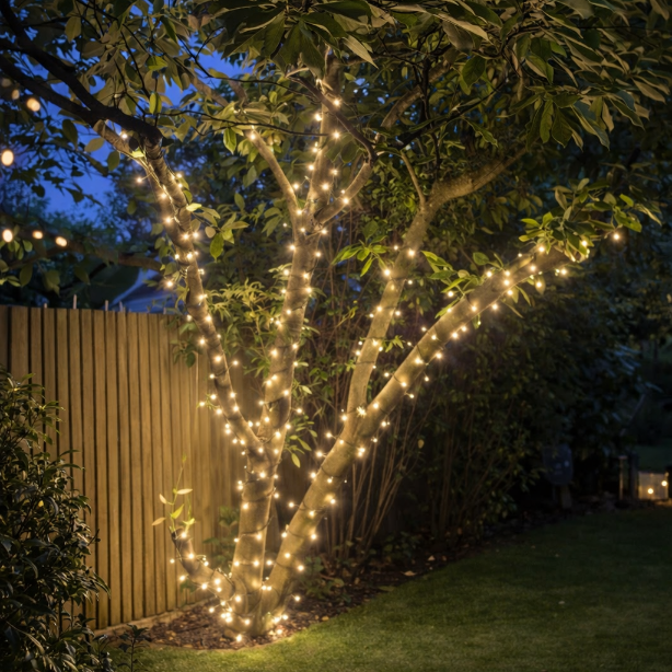 Pro Link Connectable Outdoor LED Fairy String Lights - Warm / Bright White