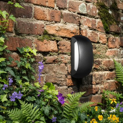 Black Outdoor Wall Security Driveway Porch Light