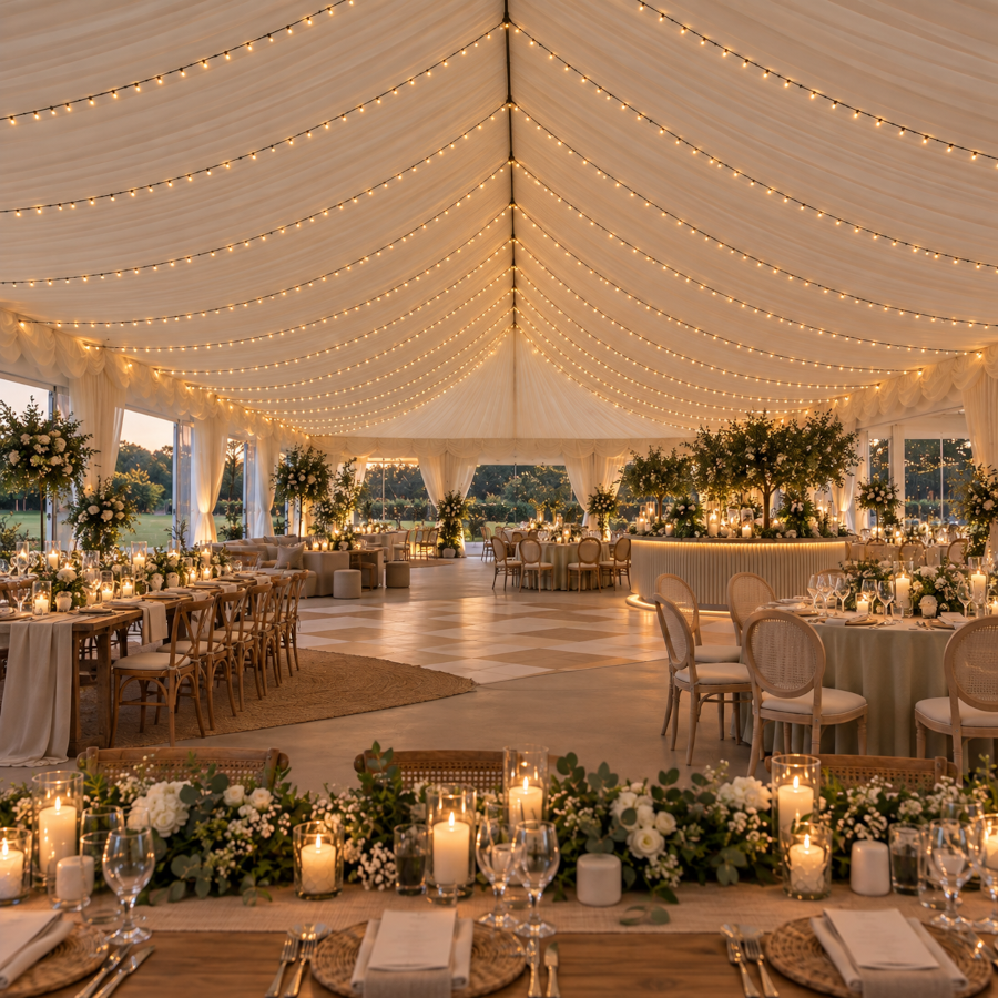 10 Way 5.4m Marquee Multi Splitter for Festoon LED String Lights
