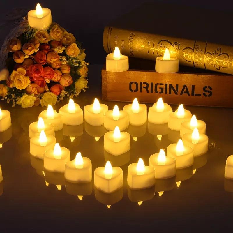 Warm White Flameless LED Tealight Candles - Lighting Legends