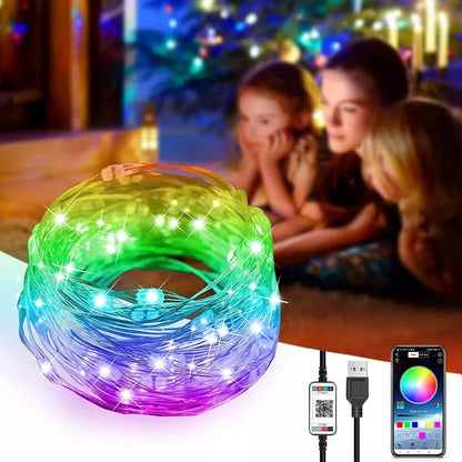 Smart LED Indoor Fairy Lights App / Bluetooth Controlled Plug-in - Lighting Legends