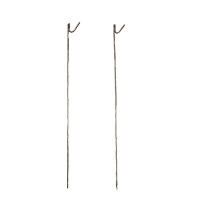 1.24m / 124cm Black Solid Metal Festoon Pole / Shepherds Hook