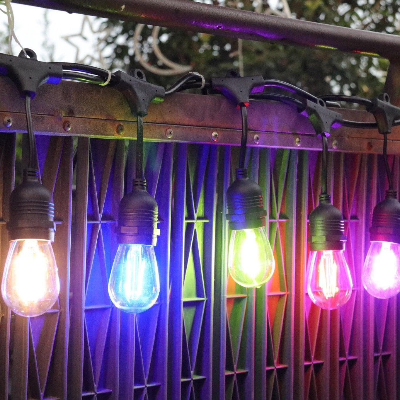 15 Pack LED E27 Outdoor Multi-Colour Christmas / Festive Colour Bulbs - Lighting Legends