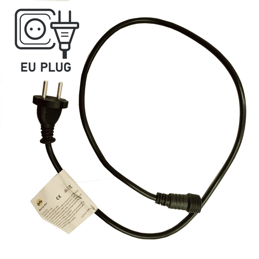 Replacement EU Plug Section for Heavy Duty String Lights - Lighting Legends