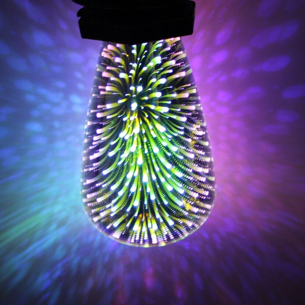 LED 3D Printed "Firework" Indoor Lamp Bulb Light E27 ST64 - Lighting Legends