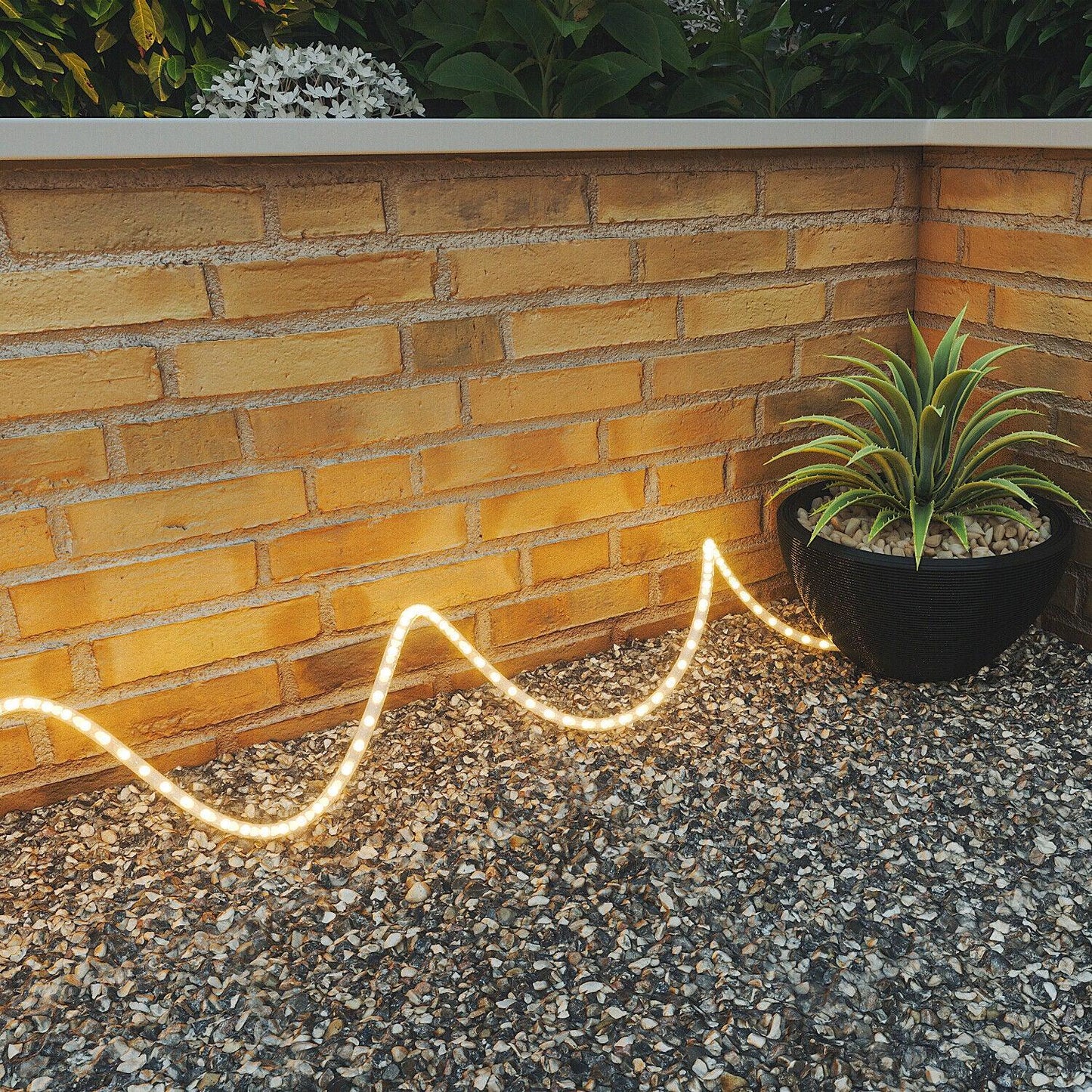 Warm White Rope Light Outdoor